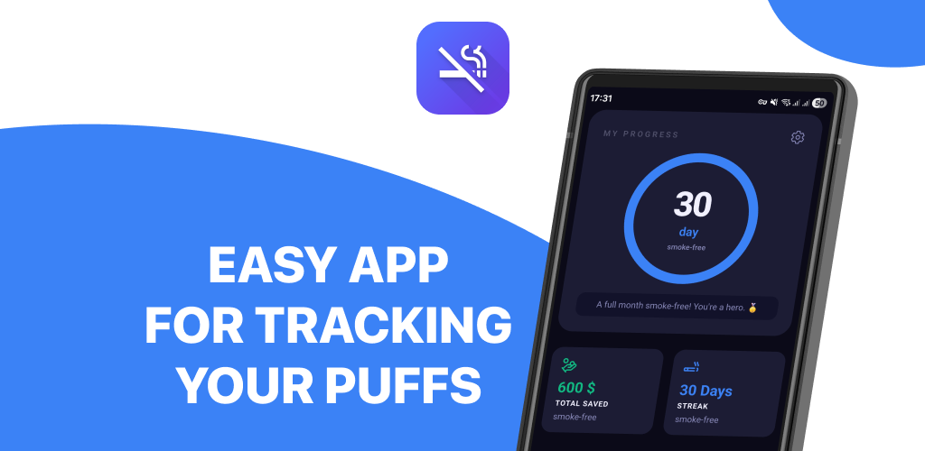 Puff Tracker app preview